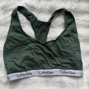 Calvin Klein Green Sports Bra